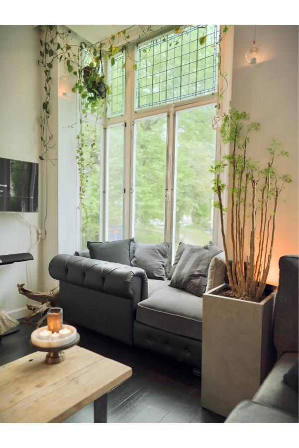 Lovely, 1898 Jugendstil Design Apartment, Old Haarlem City Centre, Fully Renovated With Parkview Near Amsterdam And Zandvoort, Bloemendaal Beach Eksteriør bilde
